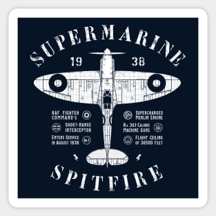 Supermarine Spitfire Sticker